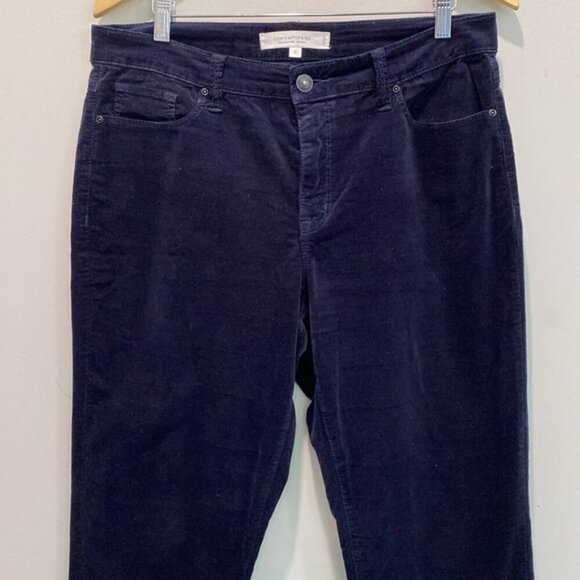 Contemporaine for Simons pants CORDUROY PANTs Size 12 TALLSLIM-FIT VELVET - Picture 3 of 14